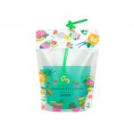 100ml / 200ml  Transparent Stand Up Pouches Full Color Printing With Zipper for sale