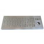 Waterproof Desktop Metal Industrial Keyboard With Trackball 800DPI 101 Keys for sale