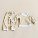 Neutral Kids Fleece Sweatshirt Set Printed Loungewear Sweatpants 2 PCS Pullover Sweat Shirt