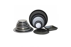 China                  Rk Bakeware China-Derroit Style Aluminum Pizza Pans Hard Anodized Scratchproof              supplier