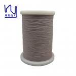 0.03mm To 0.5mm High Frequency Magnet Stranded Twisted Silk Covered Copper Litz Wire for sale