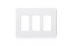 China Glossy Finish Screwless 3 Gang Face Plate For Wall Socket supplier