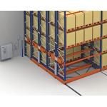 Steel Mobile Pallet Racking System , 4 Layers Powered Mobile Racking 1000kg/Pallet