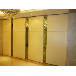 Aluminum Frame Operable Wooden Interior Folding Partition Walls For Reception Hall for sale