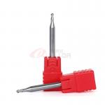 2mm Cnc Router End Mill Bits For Aluminum Ball Nose HRC50 2 Flute for sale