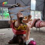 Rainproof Custom Made Animatronics Cartoon Character Statue For Park Show