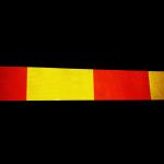 Traffic Barrier Board Red And Yellow Reflective Tape Sheets High Reflection For Warning for sale