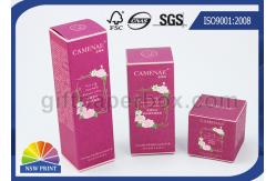 China Custom Design Printed White Kraft Paper Folding Carton Box For Skincare Cosmetics supplier
