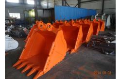 China 1.0 CBM Excavator Rock Bucket Hardox450 Ditch Cleaning Buckets supplier