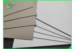 China 1- 3mm Cardboard Paper 1 Side Grey 1 Side White / Green / Brown Board supplier