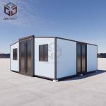 Portable Fireproof Expandable Foldable 20ft Container House With Terrace