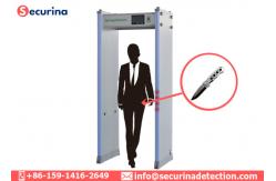 China Anti terrorism Walk Through Security Detector Door Frame IP65 Weatherproof supplier