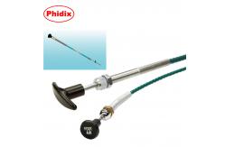 China Non Lock Mechanical Control Cable Industrial Push Pull Control Heads Engine Shut Down supplier