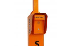 China Pole Mounting Vandal Resistant Highway Call Box With Solar Panel Powered supplier