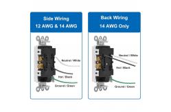China Residential And Commercial Wall Mounted Socket 15A 125V For Easy Secure Connection supplier