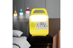 China LED 9W Portable Solar Energy System With Mobile Phone Charging supplier