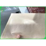 35gram 40gram 50gram mg Virgin Brown Kraft Paper Food Grade One Side Coated for sale