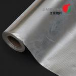 High Temperature Aluminum Foil Film Laminated Fiberglass Fabrics Up to 550°C for sale