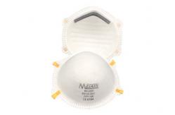 China Non Woven Fabric Dust Protection Mask , Ffp1 Dust Mask With Aluminum Nose Clip supplier