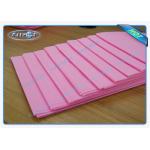Pink Medical Use Disposable Bed Sheet Polypropylene Non Woven Bed Sheet for sale
