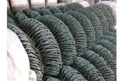 China 9 Gauge X 2 Chain Link Fence Fabric , Galvanized Chainlink Fencing Longlife supplier
