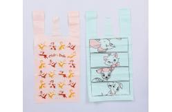 China Customizable Plastic Printed Vest Carrier Bags Support 8 - 15kg Load Capacity supplier