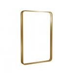 Rectangular Shape Mirror Frame Aluminium Profile Anodized Brushed Rounded Corner for sale