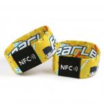 Personalized RFID Elastic Wristband Custom RFID Fabric Wristband For Amusement Park