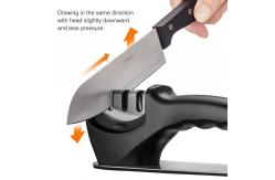 China Kitchen Knife Set Knife Sharpener Ceramic Knives 3 Stages Kitchen Gadget supplier