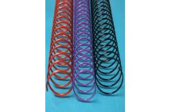 China NanBo Nylon Coated Metal Single Loop Spiral Notebook Binding Coil supplier