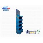 Impactful Instore Cardboard Food Shelf Displays Floor Freely Standing for sale