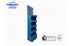 China Impactful Instore Cardboard Food Shelf Displays Floor Freely Standing supplier