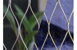 China SS316 Steel Wire Rope Mesh 7*7 Structure Architectural For safety protection supplier