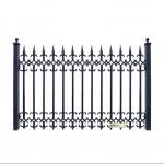Durable Anti Rust Tubular Steel Fence 1.5mm Horizon Pipe Thickness for sale