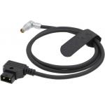 Lemo Rotatable Right Angle 2 Pin Female To D-Tap L Type Camera Power Cable For RED Komodo for sale