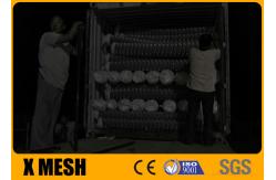 China Diamond Spacing 50mm Chain Link Mesh Fencing 5ft Vinyl Coated supplier