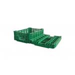 Vegetables Folding Plastic Crate Industrial Fruit Storage Crates 400*300*140mm