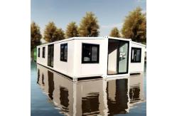 China Double Wings 3 In 1 Folding Expandable Container Homes With Fireproof Panel supplier