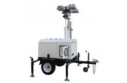 China Diesel LED Lighting Towers With 8m Electric Mast For Emergency Rescue Lighting supplier
