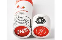 China Round Rolling Edge 70mm Height Cardboard Lip Balm Container supplier