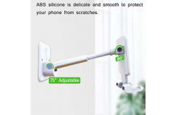 China Adjustable Folding Desktop Phone Stand With Sucker / Telescopic Arm supplier