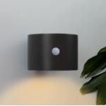 Outdoor Solar Wall Sconce PIR Motion Sensor Light Fixture for sale