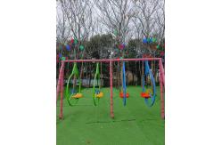 China Various Colors Children Swing Rides Interactive Playground Equipment supplier