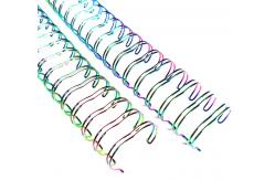 China 25 Sheets 1/4 Double Loop Hardback Wire Binding For Notebook / Calendar supplier