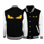 custom made satin baseball coats/wholesale satin baseball jackets/fashion baseball clothing with printing or embroidery for sale