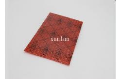 China Flat Shiny Printed Bubble Mailers Red For Long - Distance Transportation supplier