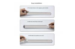 China USB Rechargeable LED Cabinet Sensor Light 230lm 20s Light Off Delay supplier