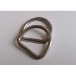 Steel Welded Type 25x30mm Stainless D Ring For Reusable Insulation Blanket for sale