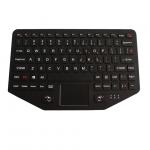 Industrial Ruggedized Vehicle Keyboard IP65 USB PS2 Interface With Touchpad Fn Keys for sale