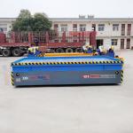 Heavy Duty Transporter Platform Material Handling Battery Powered Transfer Trolley